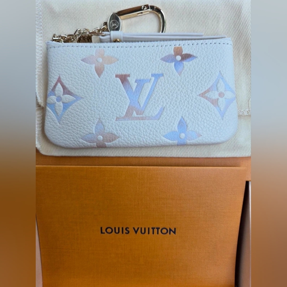 Louis Vuitton Key Pouch Dream Beige